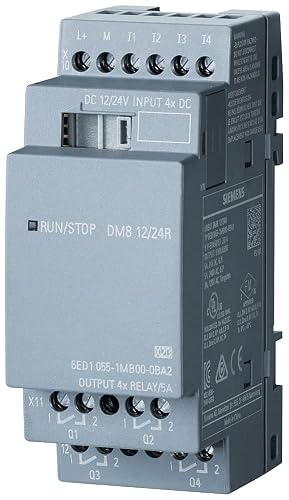 Siemens stlogo Expansion Module DM8 12/24R PU/I/O 12 24V/12V/24V