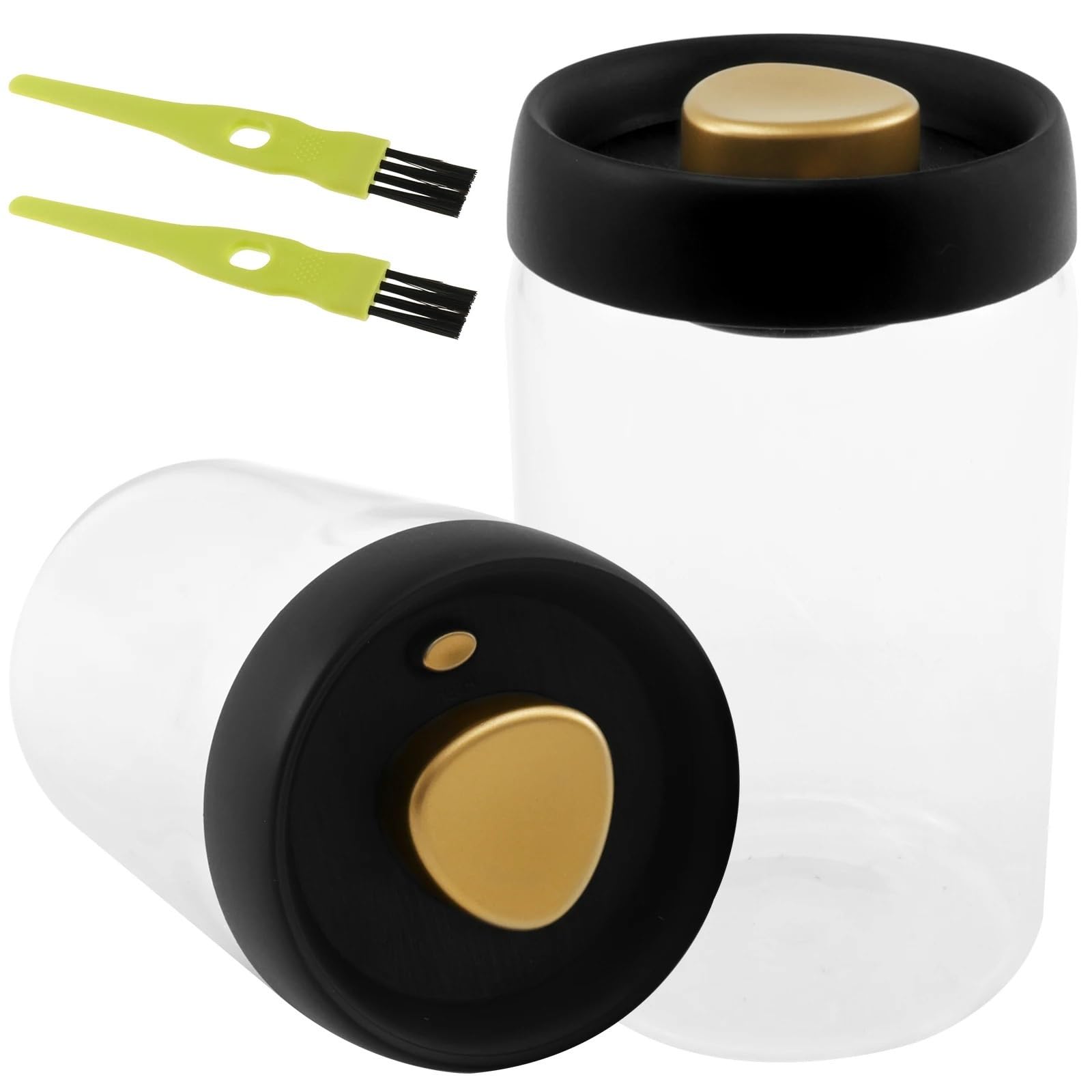 Brocca sottovuoto for chicchi di caffè, contenitore in acciaio inossidabile, for alimenti, cereali e caramelle Per Lo Stoccaggio Domestico