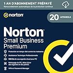 Norton Small Business Premium |20 appareils | 1 An d'Abonnement en renouvellement automatique| Téléchargement