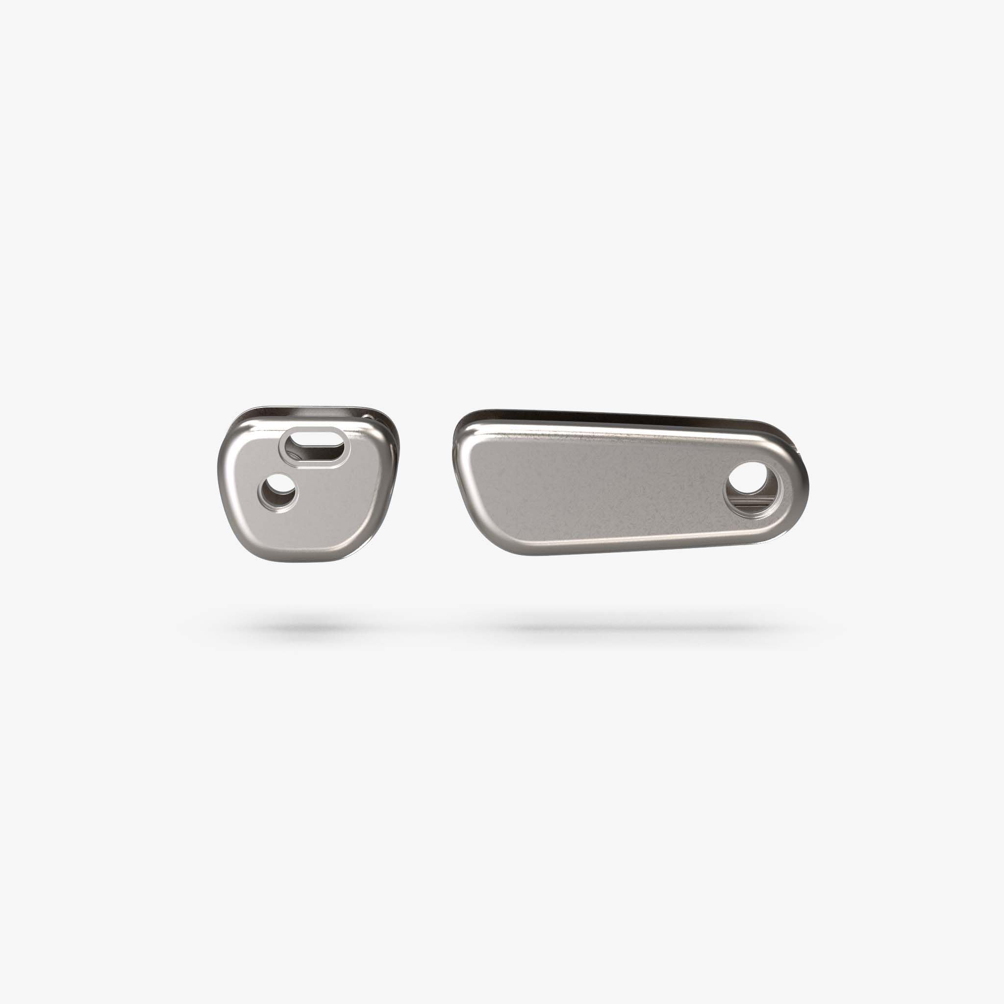 Titanium Scales Compatible with James Brand Redstone Knife (Titanium Stonewash)