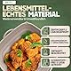 KNUSPERLIEBE® Silikonform-Set faltbar & extra dick für Heißluftfritteusen ab 3,7L-8L mit Küchenzange und Ofenhandschuhen Zubehör | Airfryer Silikoneinsatz, BPA-FREI, Für Ninja SL400, Phillips, Cosori