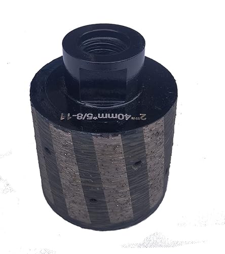 Diámetro 2 pulgadas rueda de tambor de diamante llena resina cero tolerancia arena 4045 con hilo 58-11