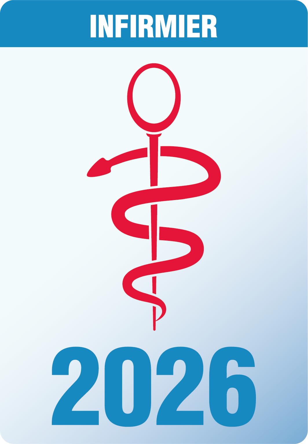 TOPSTUFF - Caducées Soignants 2026 – Autocollant pour Pare-Brise Voiture – Vitrophanie Résiste aux UV (Aide-Soignante) - 5