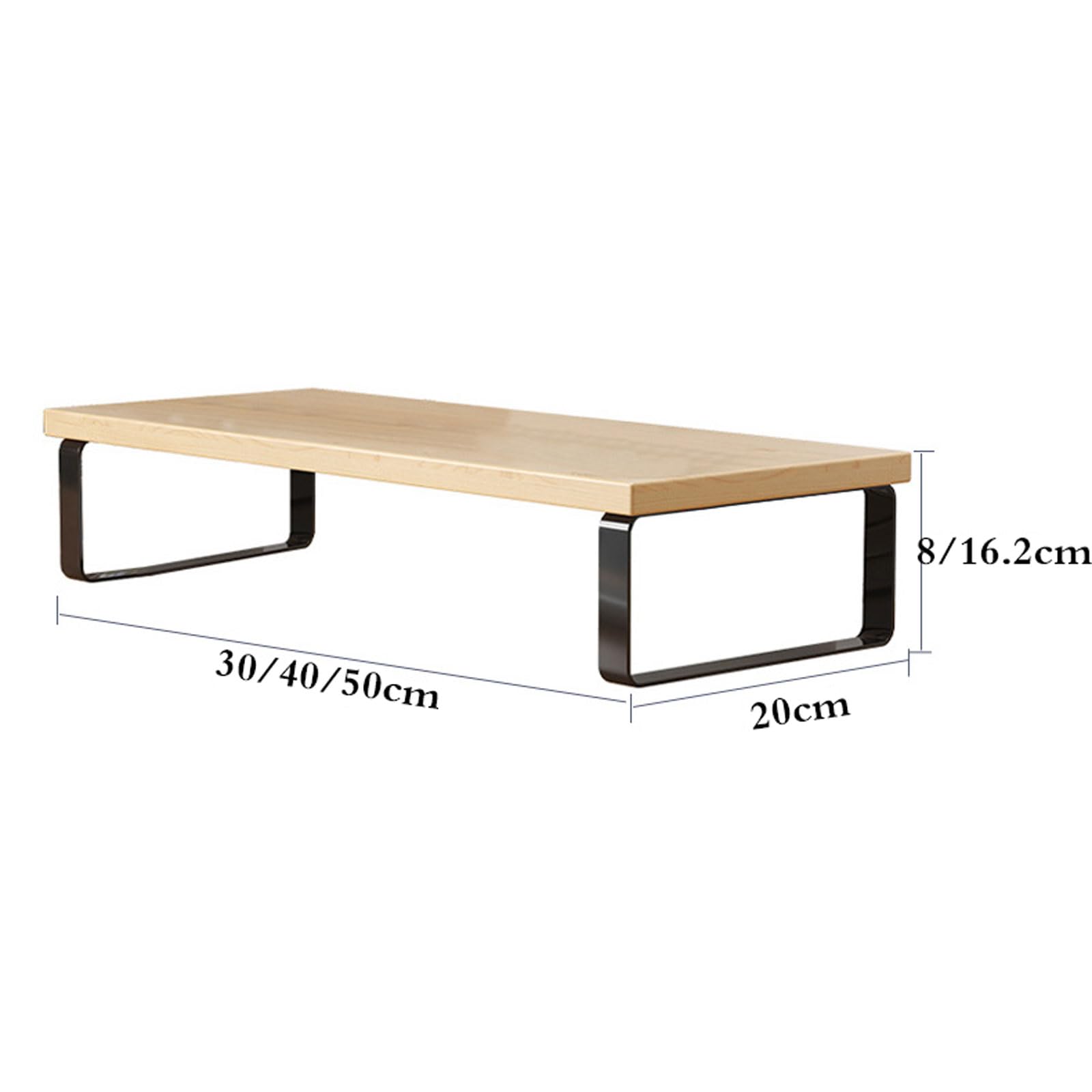 Support surélevé pour Moniteur,réhausseur d'écran,Surélévateur de Bureau en Bois,rehausseur TV,Monitor Stand,Améliorer la Posture Assise,Stabiliser,Convient aux Moniteurs PC,Imprimantes