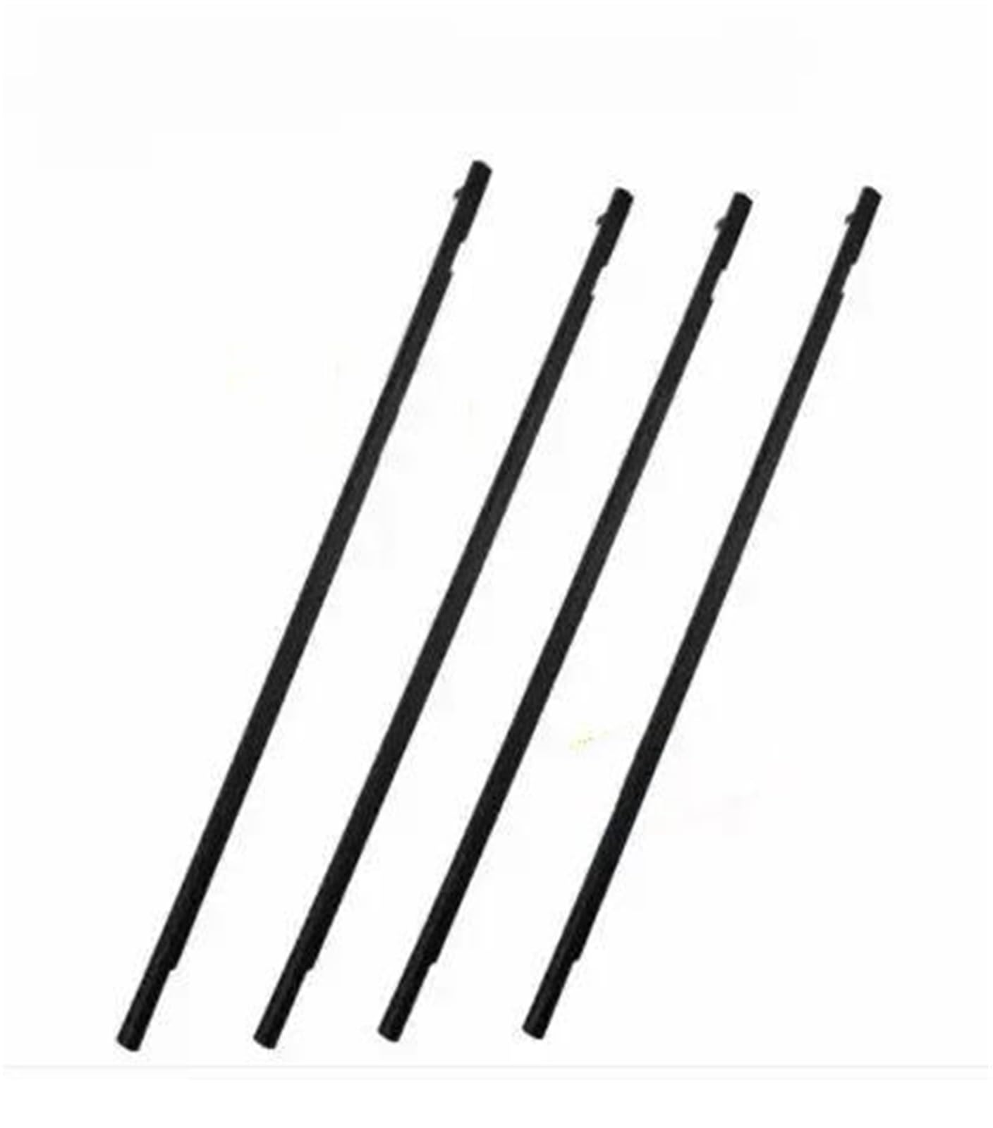 Hatchback Chrome 80821-ED500 Window Glass Sealing Trim Rubber Weatherstrip for Tiida 2006-2009 111cm 97cm