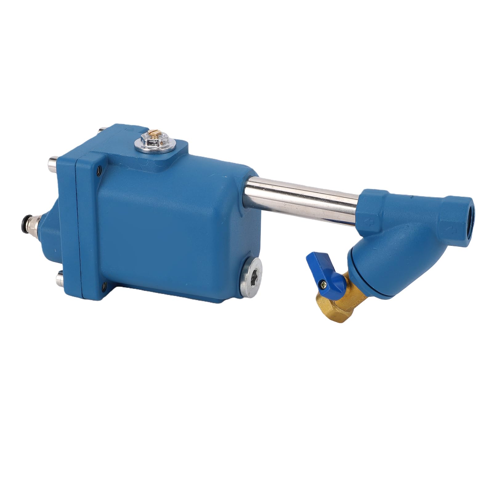 Gonetre Válvula de descarga automática para compresor de aire, válvula de drenaje automático con entrada de rosca de 1/2 pulgadas y filtro de doble capa para secador de tanque de almacenamiento de