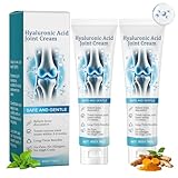 Hyaluronsäure Joint Relief Cream - 2PCS Hyaluronic Acid Joint Cream Gegen Schmerzen - Gelenkpflegecreme mit Kurkuma-Extrakt - Gelenkcreme Soothes Rücken, Nacken, Hände, Knie - Gelenk Reparatur Creme