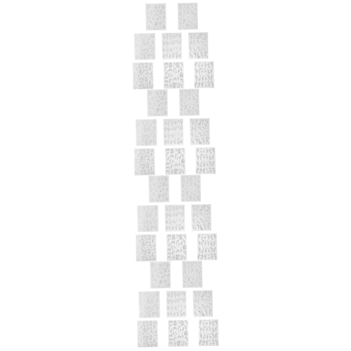 Healeved 32fogli Adesivi Per Unghie Decorazioni Per Nail Art Design Per Compleanni e Cosplay