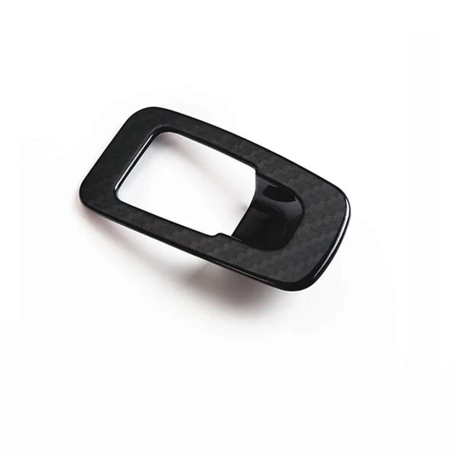 Csspdm Carbon Fiber Color Auto Interior Accessory Electronic Handbrake Button Frame Cover Stickers For Benz W205 W213 Glc X253 C E Class 15-18(Carbon Fiber Color)