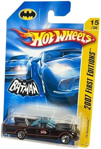 Mattel Hot Wheels 2007 First Editions 1966 TV Series Batmobile #15/36 image 4