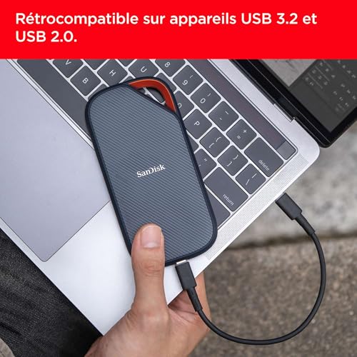 SanDisk Extreme Pro Technologie Thunderbolt USB Type C USB4 Gen 3x2 Neuf - vue 7