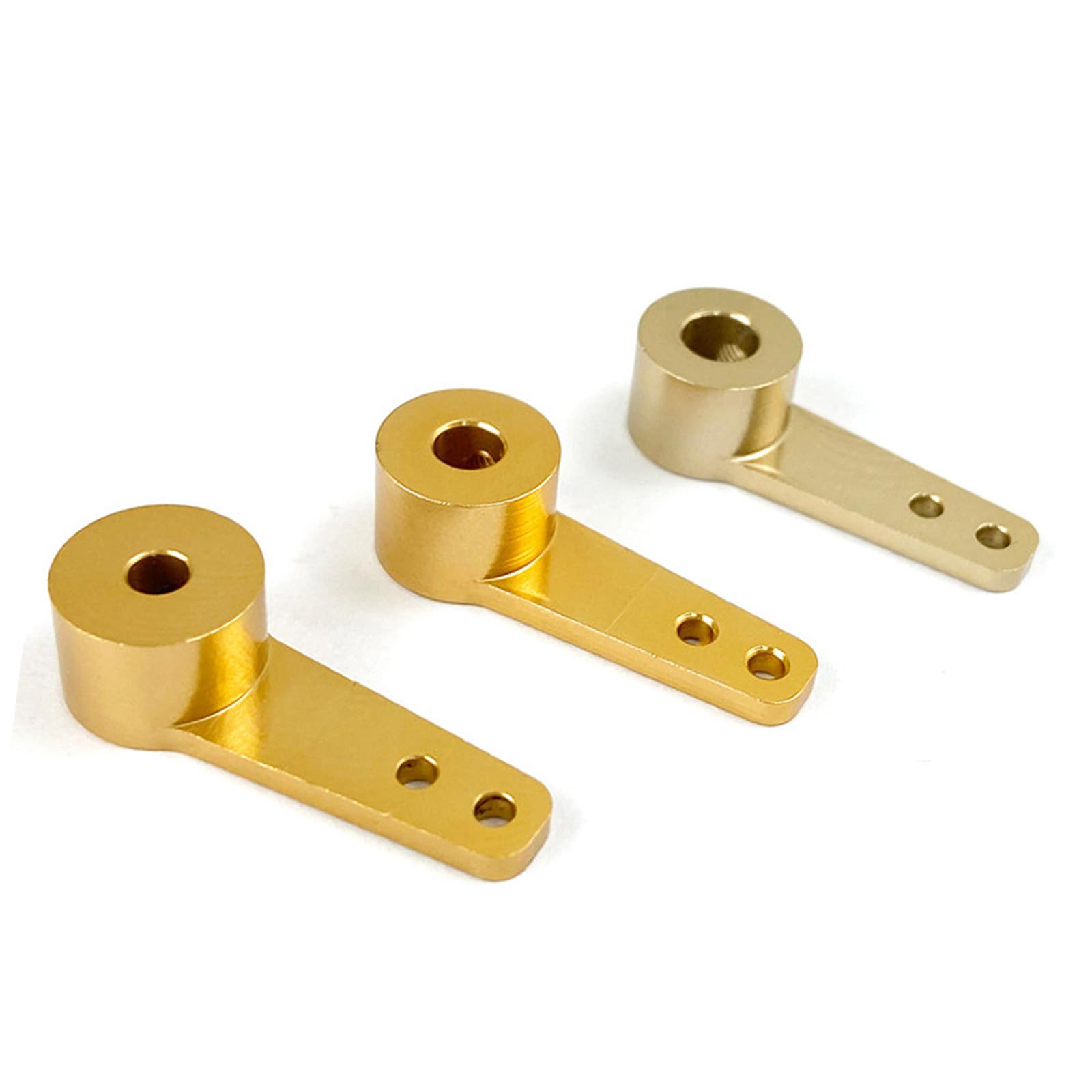 Kaeltsyn 3Pcs Metal Servo Horn Steering Arms 31Mm / 41Mm / 51Mm Aluminum Alloy Servo Horn For Remote Control Car Truck Buggies Metal Steering Arm