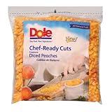 Dole Individual Quick Frozen Diced Peach, 5 Pound -- 2 per case.