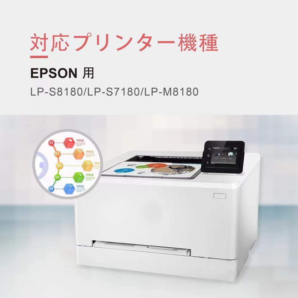 Amazon.co.jp: 【Amazon.co.jp限定】 エプソン用 LPC3T38 BK/C/M/Y 「4