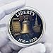 American Independence Day Challenge Coin - 1776-2026 Liberty Bell & Bald Eagle Design Collectible Coins