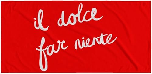 Toalla de playa grande de microfibra  Italia italiana única  Diseño de dulzura de no hacer nada  Suave absorbente sin arena de secado rápido  Ideal disponible en Yaxa Colombia