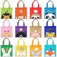 12 Piezas Animales Del Bosque Bolsa Tela Tote Bag Tela Regalo