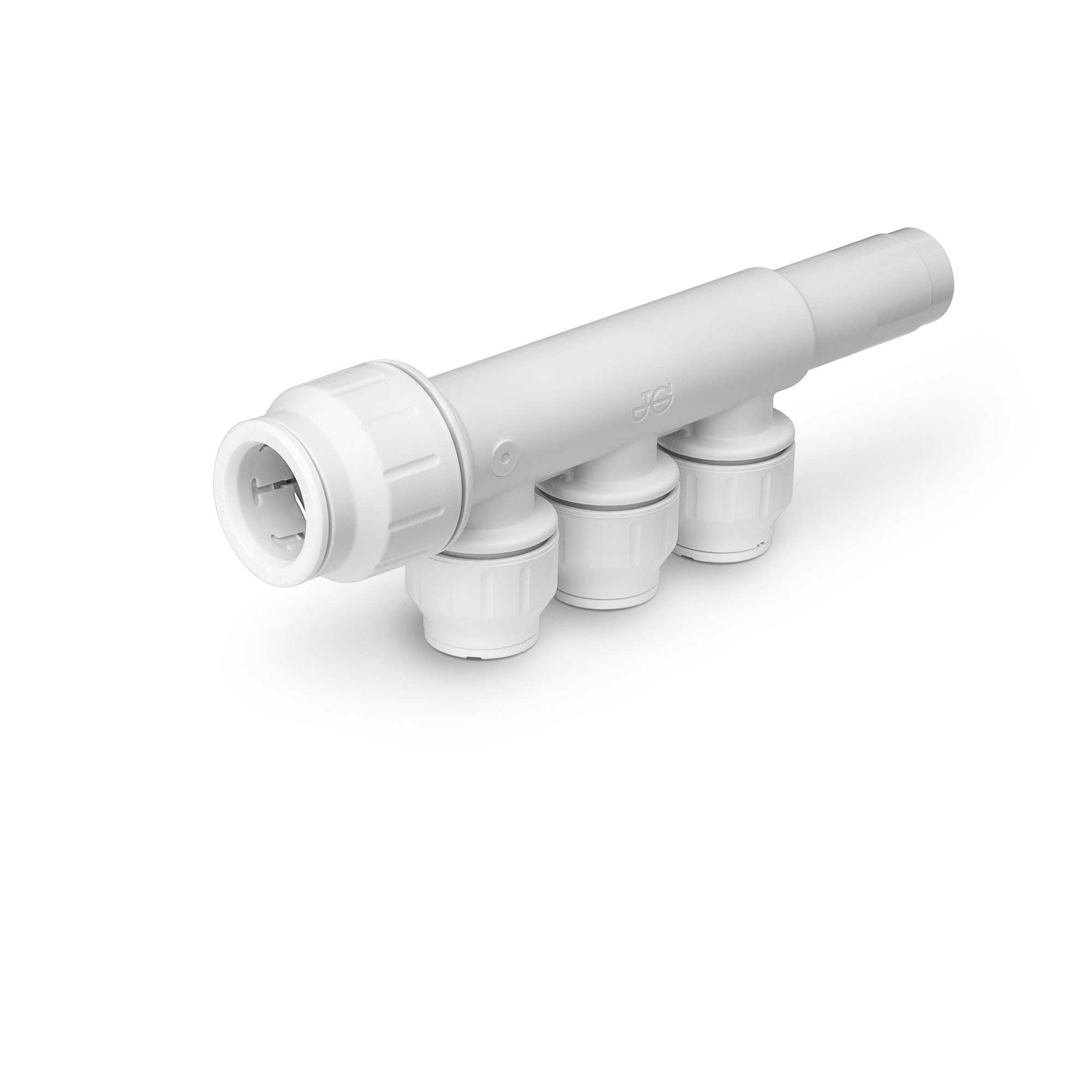 John Guest 22mm x 15mm 3 Port Manifold with Stem