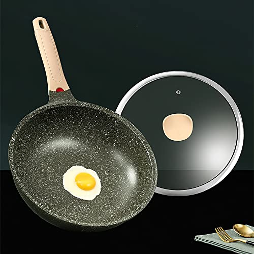 Wok de aluminio con tapa de vidrio 28cm miniatura 4