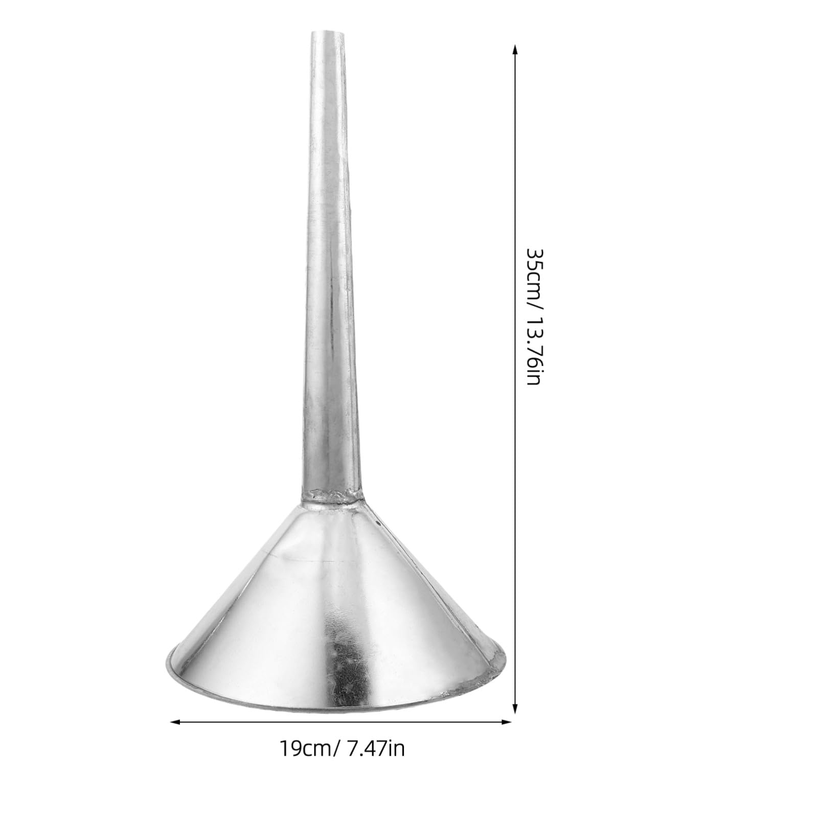 Ugello da Irrigazione da Giardino in Acciaio Inox Argento | Testina con Stelo, Ricambio per Tubo Flessibile, Uso in Campo e Sistemi Agricoli