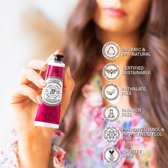 La Chatelaine 20% Shea Butter Hand Cream Organic Argan Oil Travel