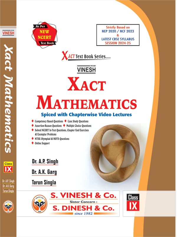 Xact Mathematics-IX / 9 (Based on NEP 2020 & Latest CBSE Syllabus