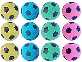SHUYUE Foam Soccer Balls Cat Toys (12pcs)