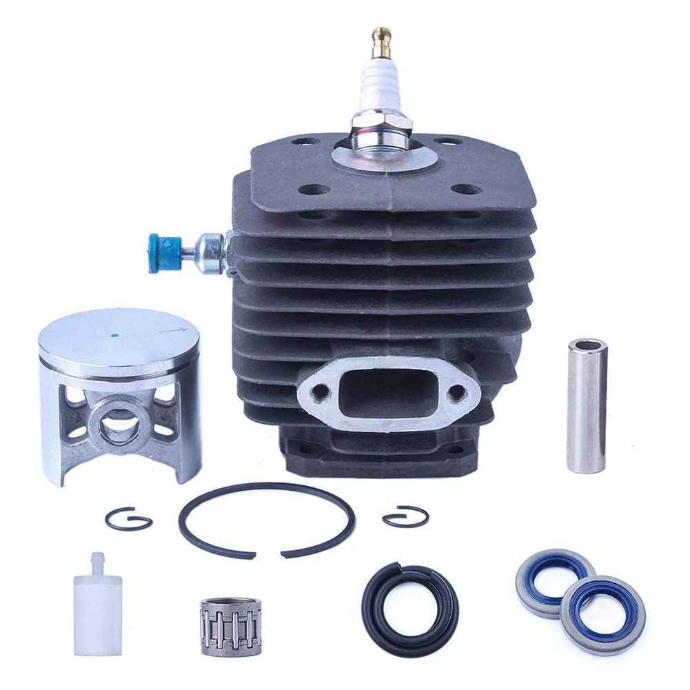 qimoi 48mm Cylinder Piston Pin Ring Top End Kit for 261 262 262XP 262XPH Chainsaw 503907971 503541171 503541172
