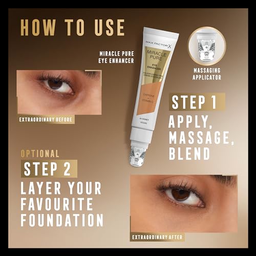 Max Factor Masterpiece EYE ENHANCER Buff 2, aufhellende und farbkorrigierende Anti-Müdigkeits-Concealer