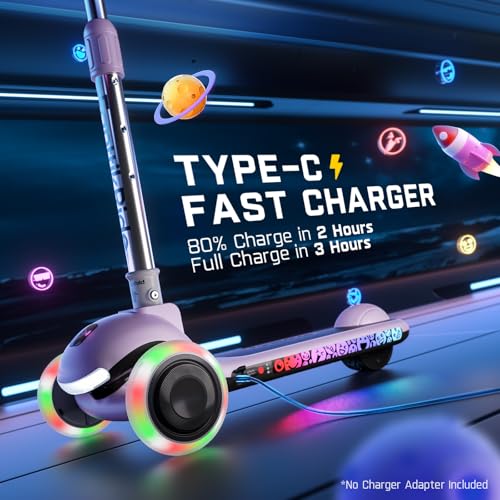 FanttikRide K9 Pro 3 Wheel Electric Scooter for Kids 3-6, Adjustable Height for Riders 3.3-4.6ft, 88 lbs, Up to 40 min, 3.5 Miles Range, AI & 2 Max Speed 3.7/6.2 MPH, UL2272 Certified