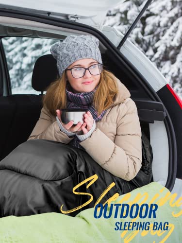 Forceatt Schlafsack 4 Jahreszeiten Schlafsack Winterschlafsack Deckenschlafsack Camping, Reise, Festival Geeignet für Verschiedene Jahreszeiten 2.4KG