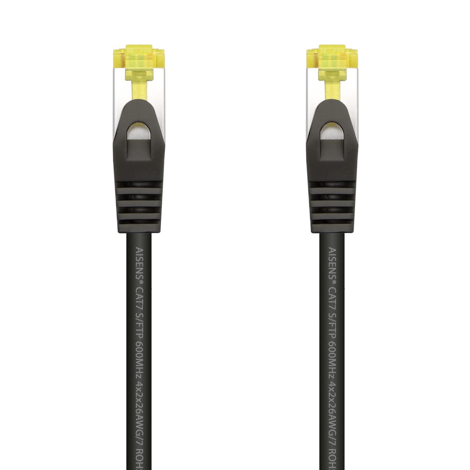 AISENS A146-0486 RJ45 LSZH Cat.7 600MHz S/FTP PIMF AWG26 Black 1m