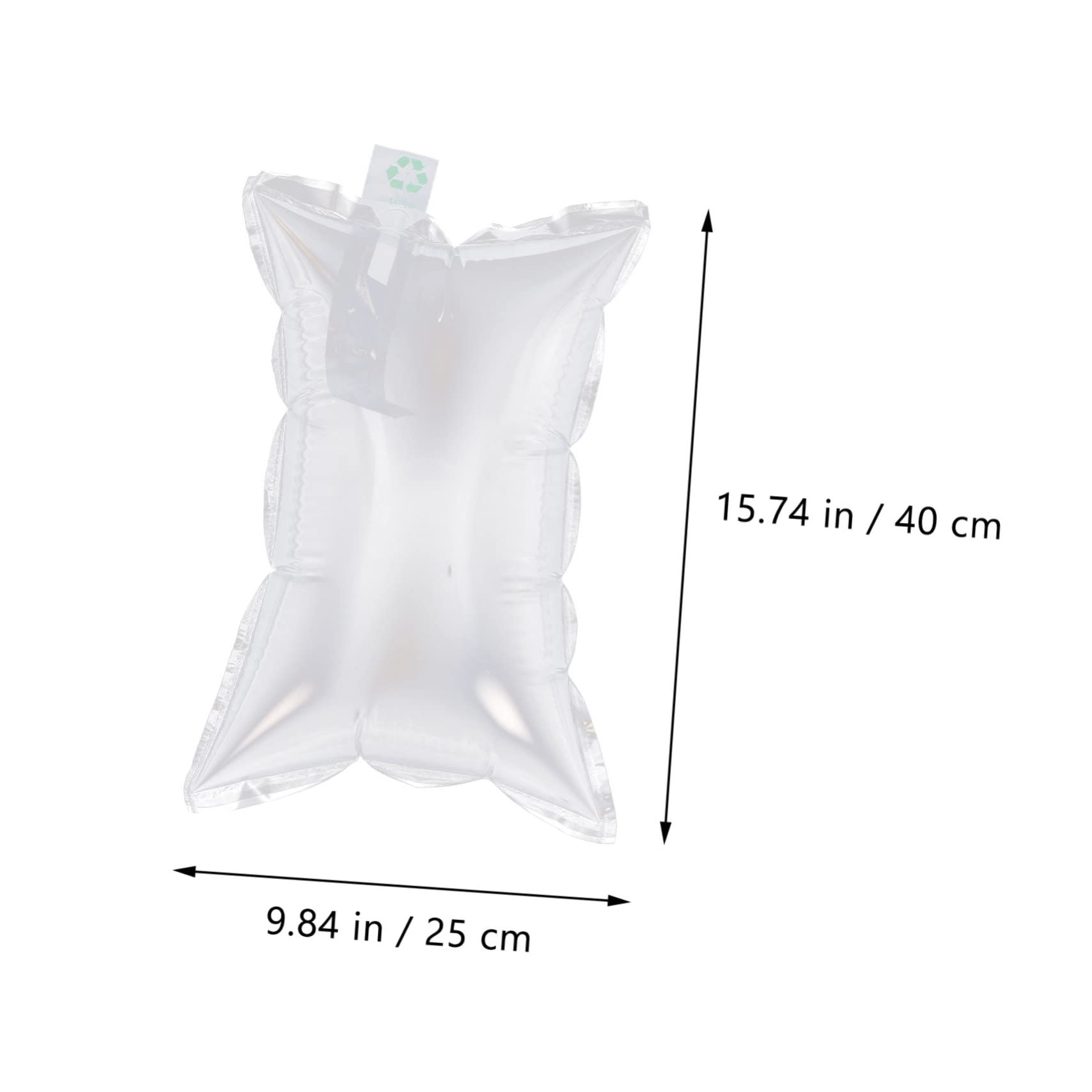 NUOBESTY Robustes Luftkissen 100 Stück aus Co Extrusionsfolie Aufblasbare Luftpolsterfolienbeutel zum Schutz Zerbrechlicher Weinflaschen und Kosmetik für Sichere Verpackung und Lagerung