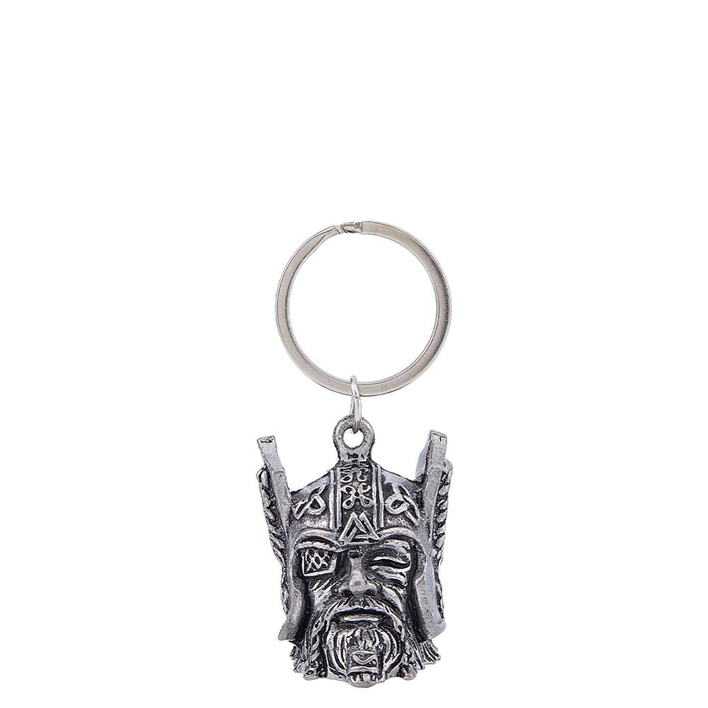 PSL The Guardian of The Viking God of Odin Keychain, Good Luck Charm, Biker Gift, Rides a Bell to dispel Bad Luck Keyring 1pcs