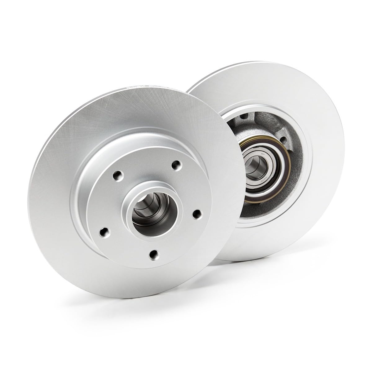 RIDEX PLUS 82B0990P 2x Disco freno Posteriore con mozzo portaruota con anello sensore magnetico integrato con cuscinetto ruota Compatibilità con RENAULT Clio 4 Hatchback BH
