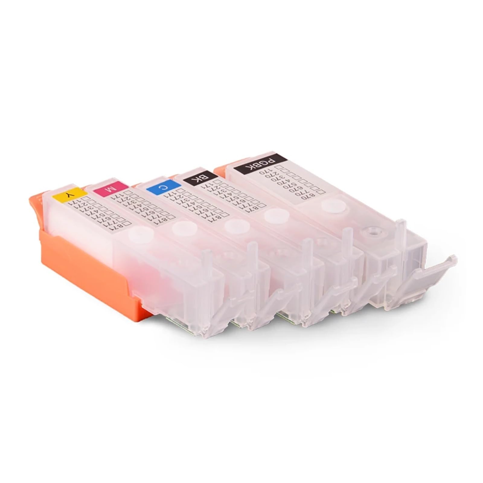 Nachfüllbare Tintenpatrone PGI-570 CLI-571 PGI-570XL mit A-RC-Chip for C-on MG5750 MG5751 MG5752 MG5753 MG6850 MG6851 Drucker