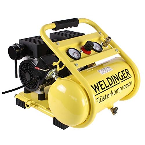 WELDINGER Flüsterkompressor FK 95 compact 750 W Luftabgabe 90 l ölfrei