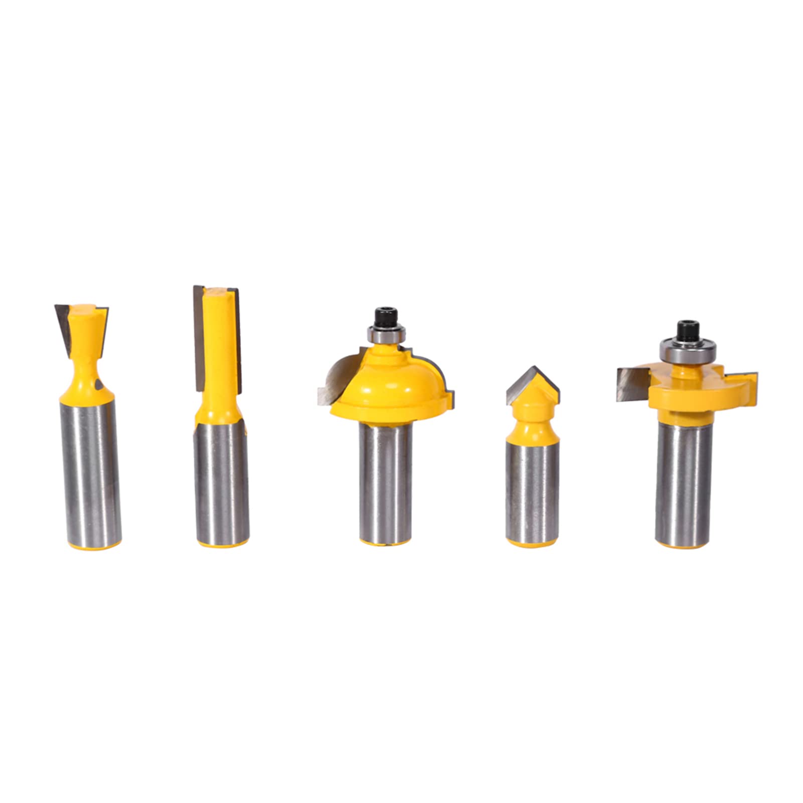 Naroote Set di Punte per Fresatura di Precisione per Fresatura del Legno per Carpentieri Professionisti, Materiale in Lega, 35 Pezzi con Scatola