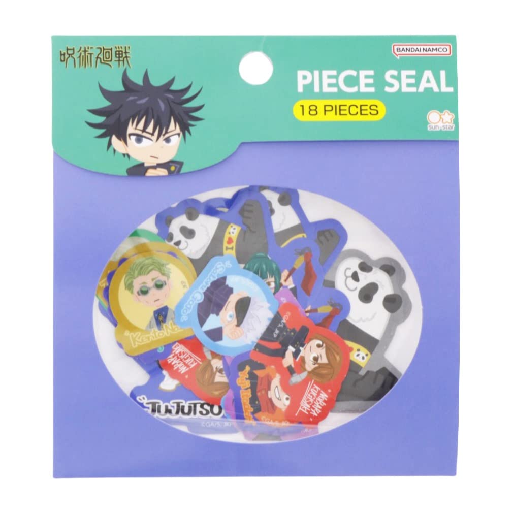 Autocollants Jujutsu Kaisen Sun-Star de 18 Pièces 9 Motifs Stickers Anime Japonais Adulte