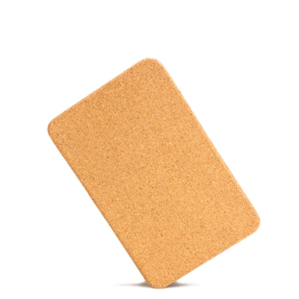 DLTQNA Cork Yoga Brick, Special Brick for High Density Solid Wood Yoga Hall,for Home Gym Sports Fitness Support Yoga Poses Balance and Flexibility