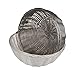 Price comparison product image Invero Set of 2 Round 20cm Plastic Weaved Kitchen Hamper Basket Storage Holder Bowl - Ideal for Fruit, Vegetables, Bread, Snacks and more - For Kitchens, Homes, Table Decor
