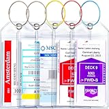 Cruise Ship Essentials for Carnival, Princess, NCL, MSC by JOLLYANTS, Cruise Luggage Tag Holders, Cruise Must Haves Waterproof & Reusable