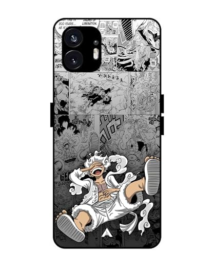 Image of Premium Anime 2 Case for Nothing Phone 2 (Glossy Finish) Soft-Touch Metal TPU Back Cover, Shockproof, Designer, Aesthetic Mobile Phone Case