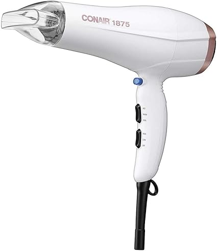 Conair Double Ceramic 1875W Hair Dryer, 3 Heat,2 Speed Blow Dryer