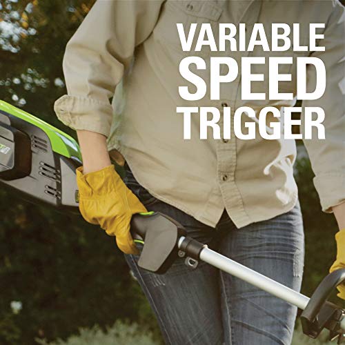 Greenworks PRO 80V 16 inch Cordless String Trimmer (Attachment Capable), Tool Only, GST80320