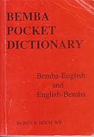 Bemba Pocket Dictionary B002RD3RF8 Book Cover