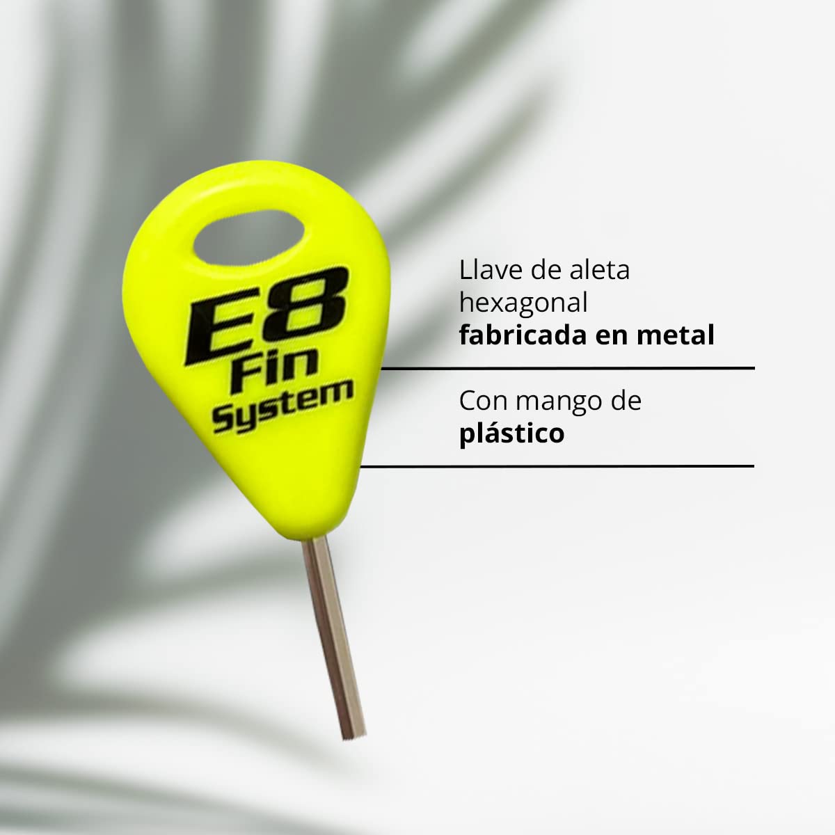 Confezione da 1 Chiave per Pinna da Surf e 6 Viti per Pinna in Acciaio Inox - Accessori per tavola da Surf - Chiavi di Ricambio per Chiglia - Tasto per Pinna da Surf