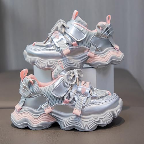 IWIHMIV Boys Athletic Walking Sports Shoes Outdoor Casual Kids Tennis Running Shoes Girls Lightweight Breathable Sneakers3