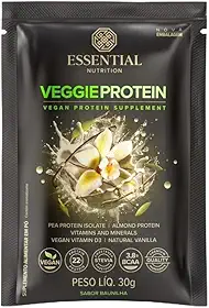Veggie Protein Vanilla Sachê Essential Nutrition 30g