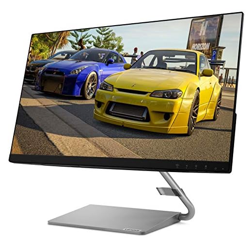 Lenovo Q24i - Monitor de 23.8" (Pantalla FullHD, 1920x1080 pixeles, tiempo de respuesta 4ms, 60 Hz, VGA, HDMI), Color Negro
